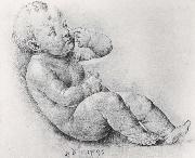Andrea Mantegna THe Infant Christ oil painting artist